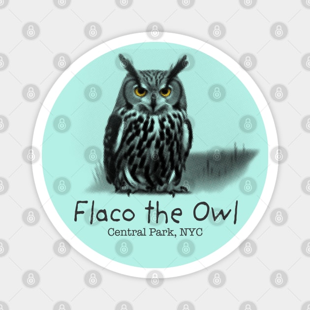 Flaco the Owl Magnet by WickedAngel